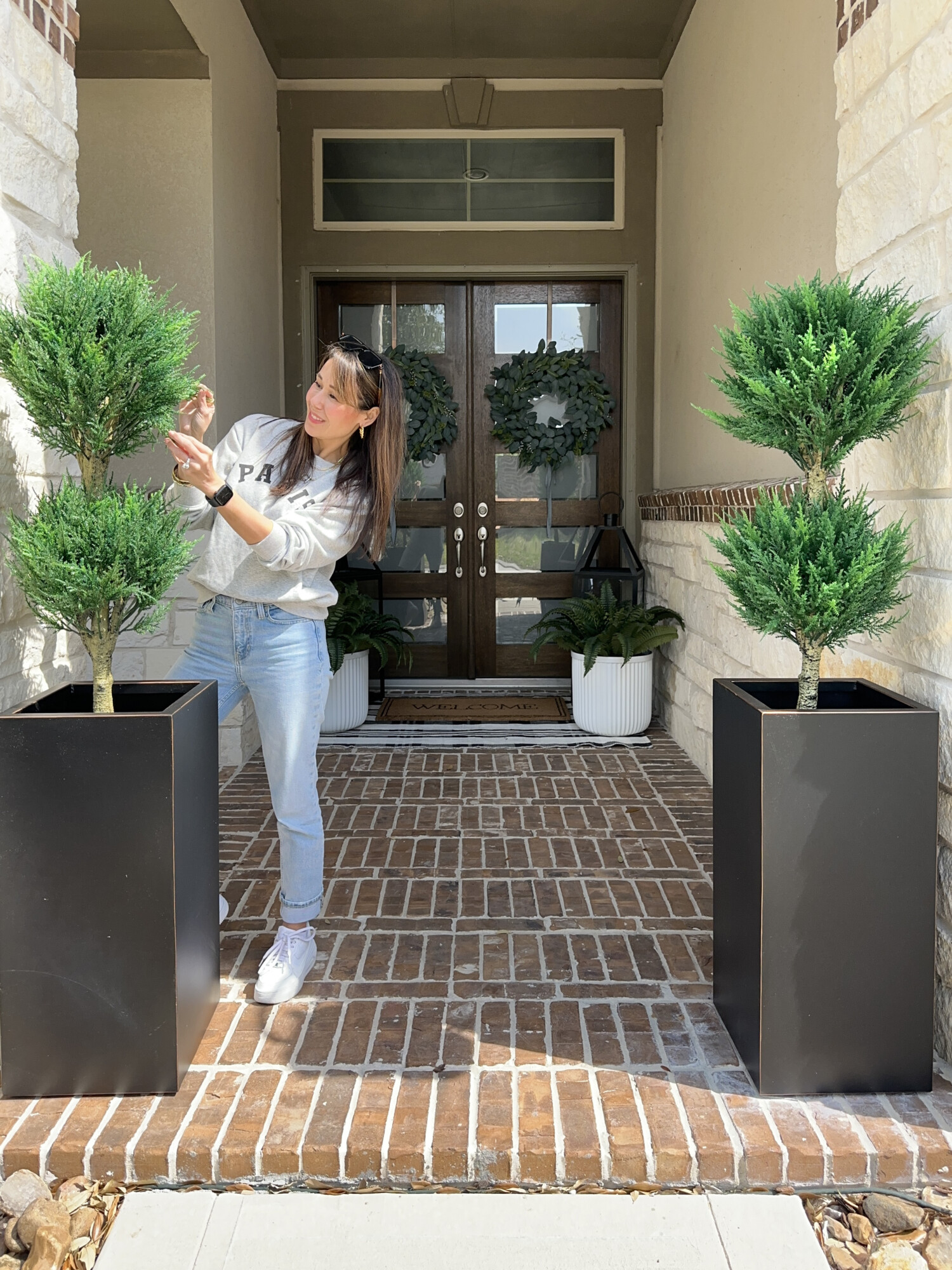 home style spring patio entry refreshes spring home decor. decoration, spring style, home spring decor