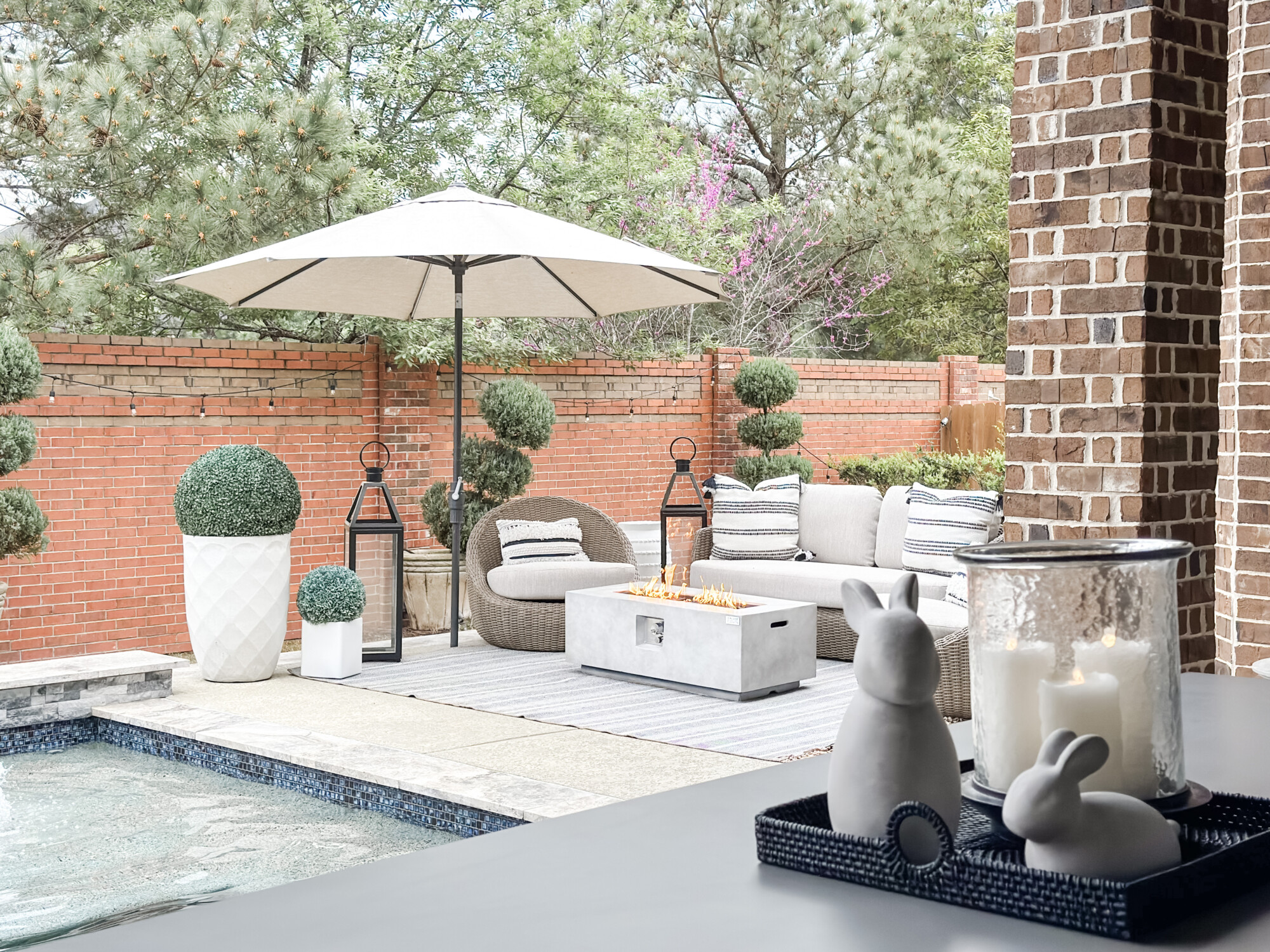 home style spring patio entry refreshes spring home decor. decoration, spring style, home spring decor