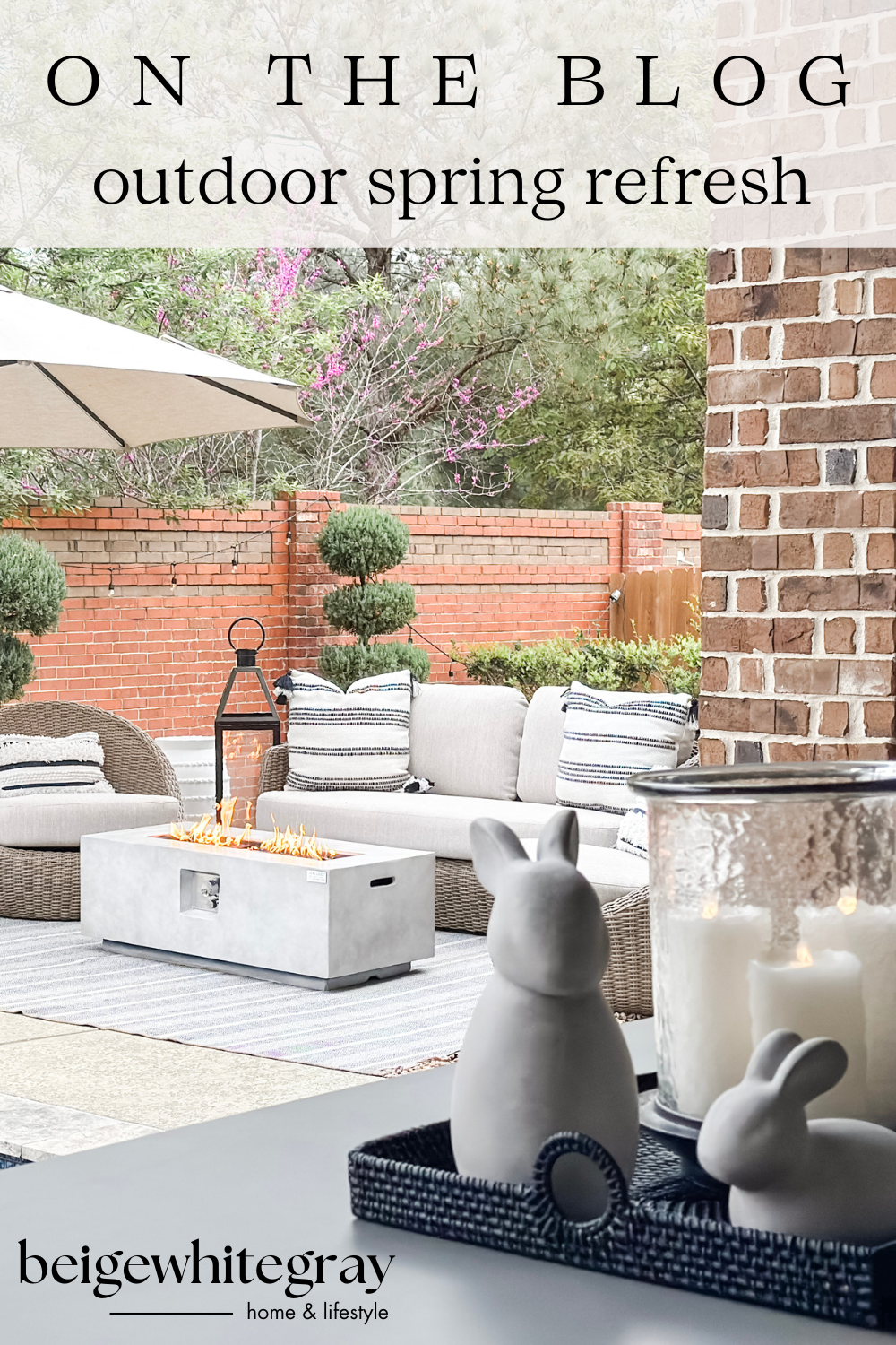 home style spring patio entry refreshes spring home decor. decoration, spring style, home spring decor