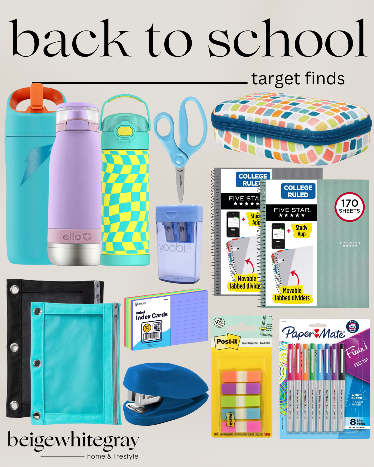 Back to School Essentials | back to school shopping, school essentials, school prep, school supplies, office supplies, school finds, backpacks, lunch boxes, teacher essentials, teacher finds, classroom essentials, classroom finds, pencil pouch, teacher tools, kids backpack, kids finds, school
