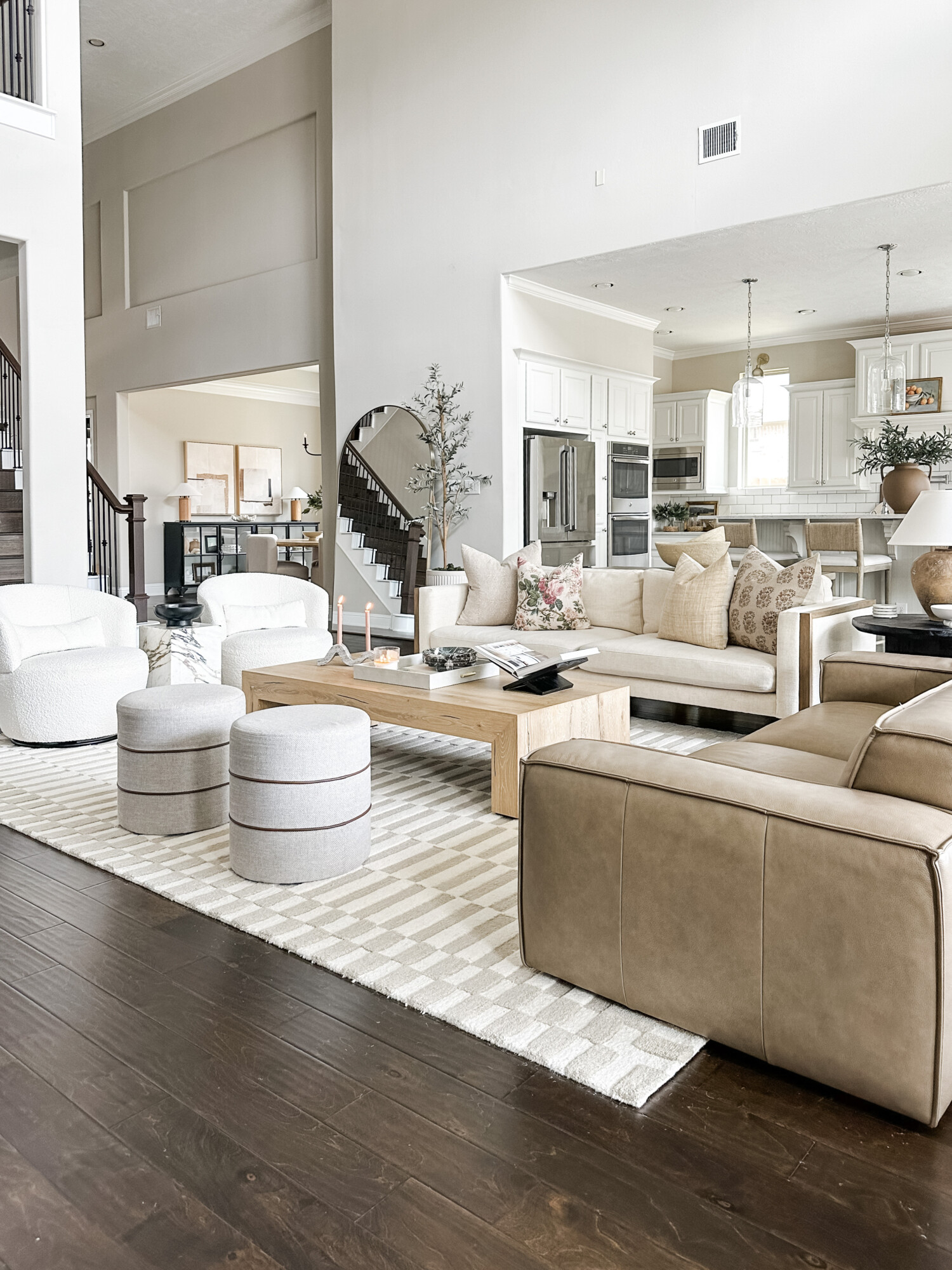 Living Room - Beige White Gray