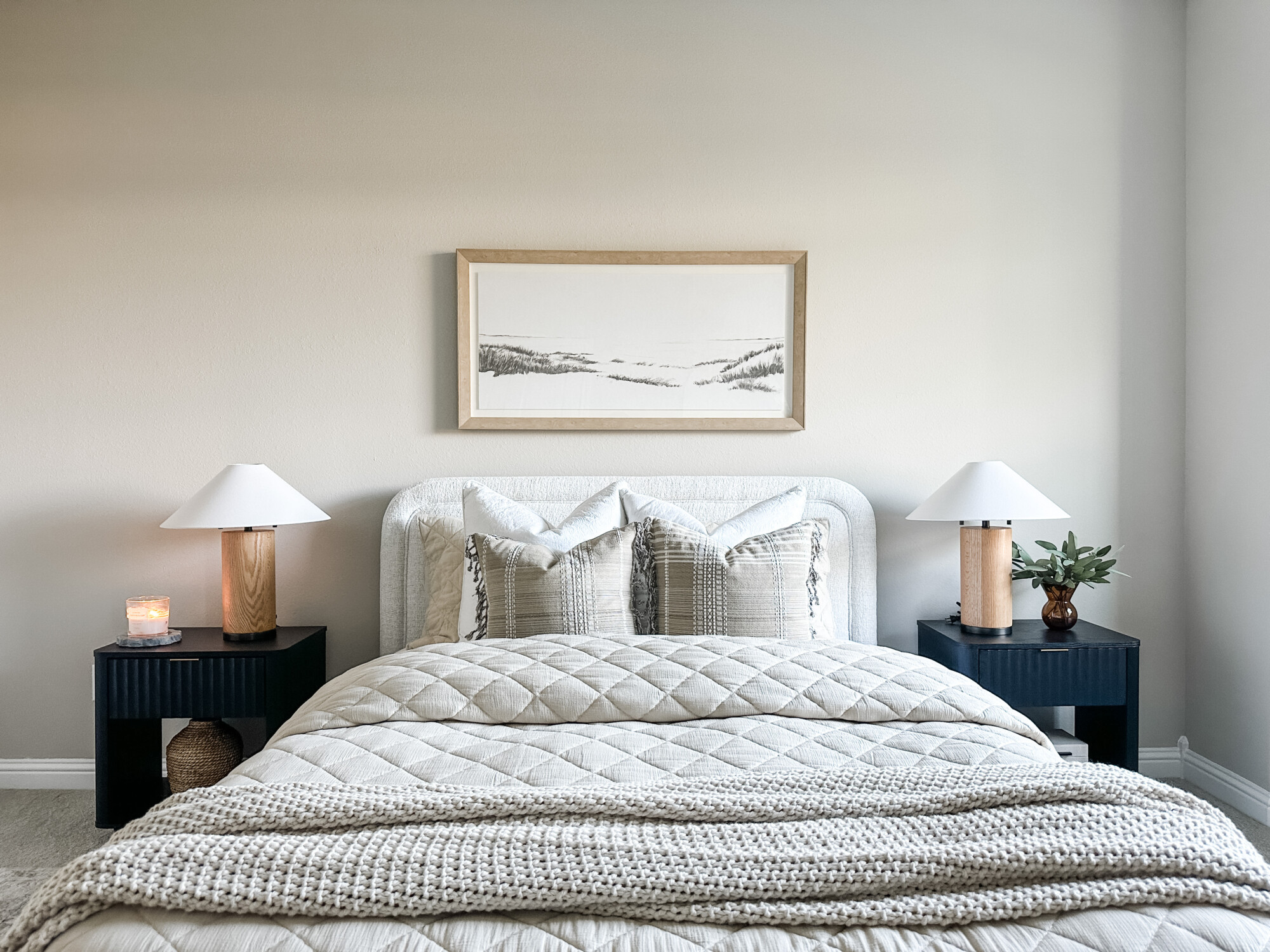 Tips For Designing a Cozy Guest Bedroom | guest bedroom, neutral bedroom, bedroom finds, bedroom inspo, guest room, guest bed, guest inspo, guest bed inspo, neutral home finds, neutral home, neutral bedroom furniture, minimal bedroom, simple bedroom, timeless finds, timeless bedroom