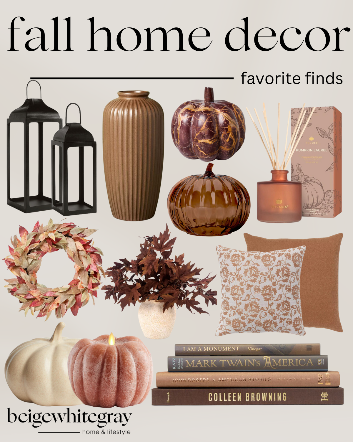 Seasonal Decor | Fall-ing in love with your home | Fall decor, fall home, fall home inspo, fall decorating, fall accents, pumpkins, fall colors, autumn home, autumn decor, autumn inspo, autumn decorating, decor finds, autumn colors, fall color scheme