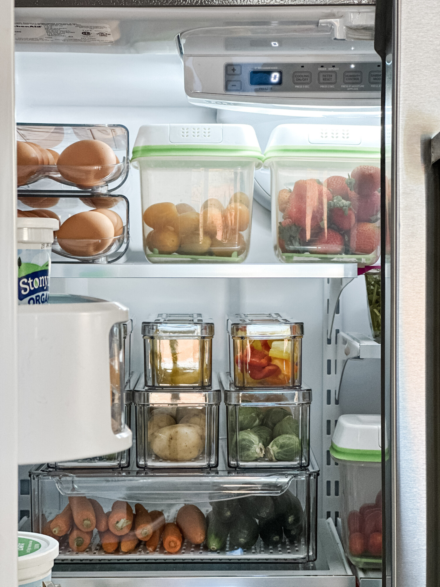 kitchen organization, kitchen essentials, kitchen refresh, kitchen storage, produce saver, fridge storage, produce storage, fridge essentials, refrigerator