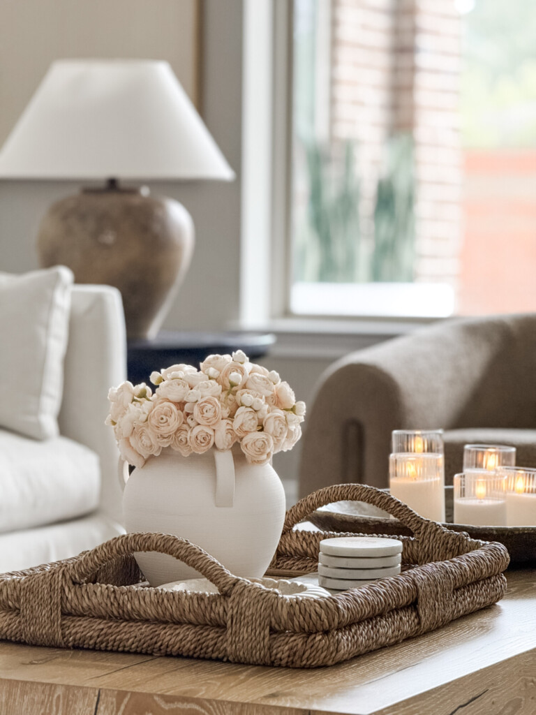 coffee table, summer coffee table, coffee table styling, spring to summer coffee table