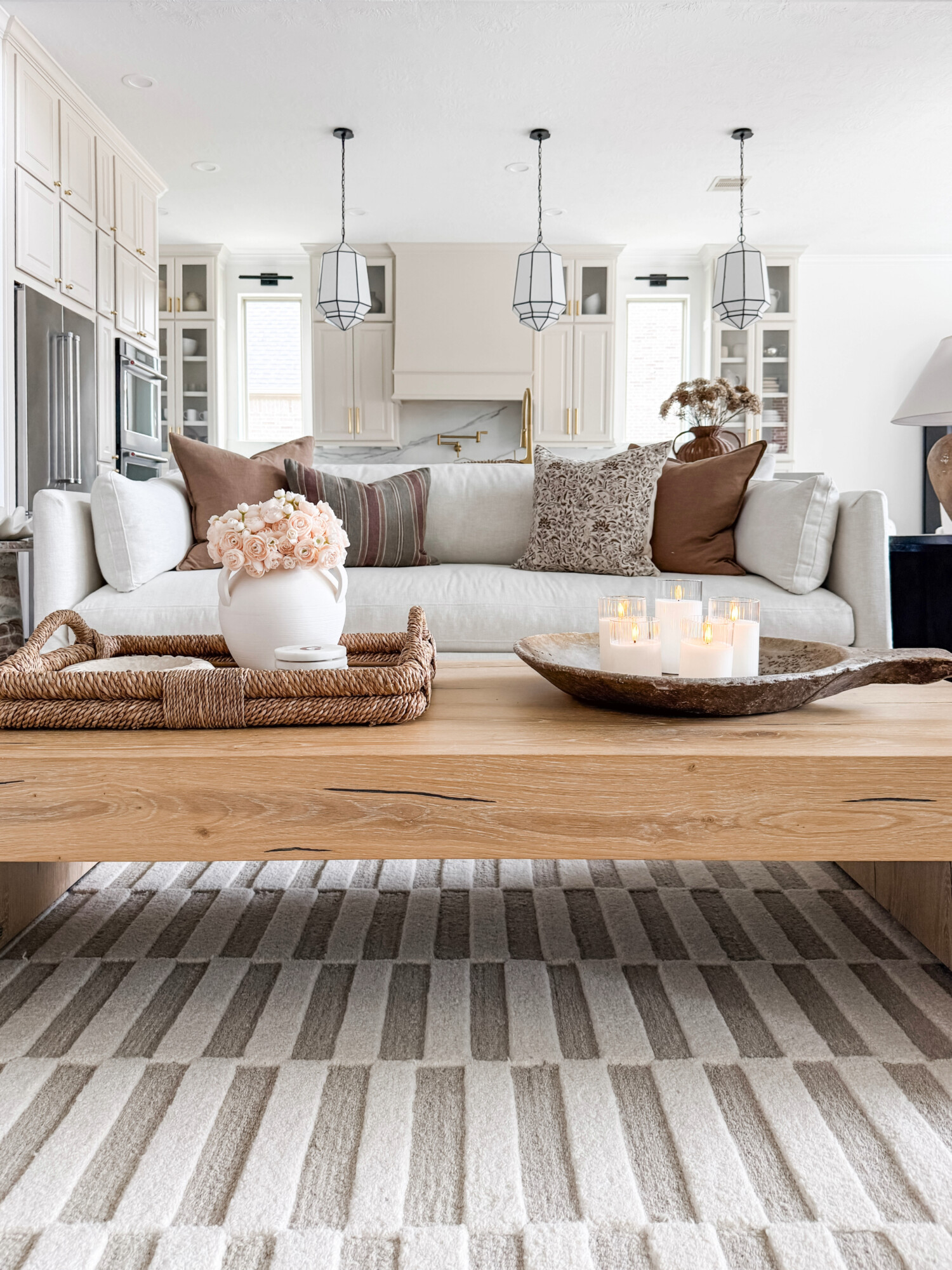 beige living room