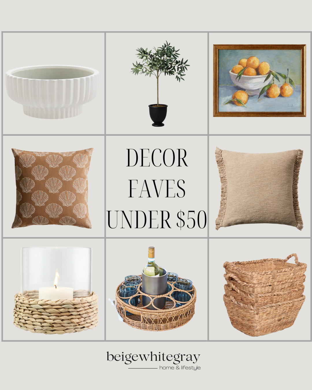 beige decor favorites