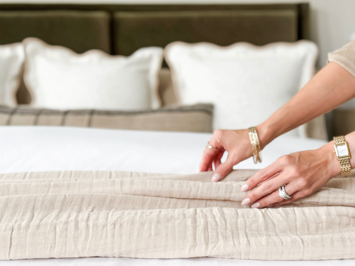 amazon beige blanket
